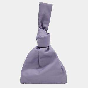 Bottega Veneta Purple Leather BV Twist Bag