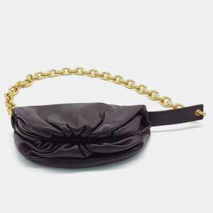 Bottega Veneta Black Chain Belt Bag