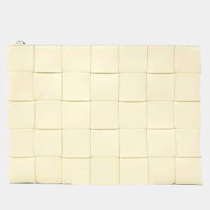 Bottega Veneta Beige Cassette Clutch