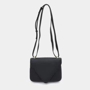 Pre Owned Bottega Veneta Black Leather Mount Shoulder Bag
