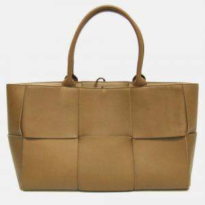 Bottega Veneta Brown Leather Medium Arco Tote Bag