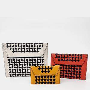 Bottega Veneta 3-Color Pouch Set