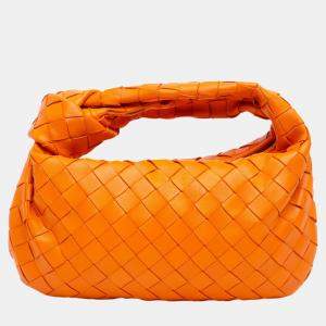 Bottega Veneta Orange Mini Nappa Intrecciato Jodie