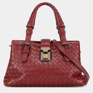 Bottega Veneta Mini Nappa Intrecciato Roma Satchel