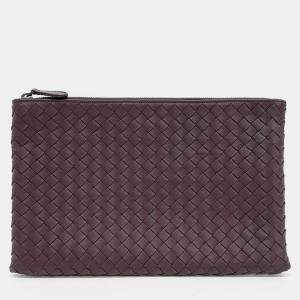 Bottega Veneta Intrecciato Leather Pouch