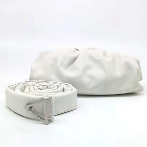 Bottega Veneta White Leather Belt Bag