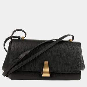 Bottega Veneta BV Black Leather Angle Shoulder Bag