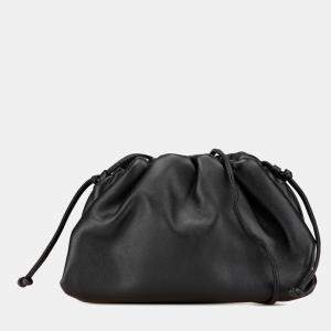 Bottega Veneta Black Lambskin The Mini Pouch