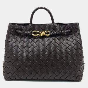 Bottega Veneta Brown Leather Andiamo Medium bag