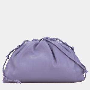 Bottega Veneta Purple Lambskin The Mini Pouch