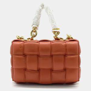 Bottega Veneta Brown Leather padded chain cassette bag
