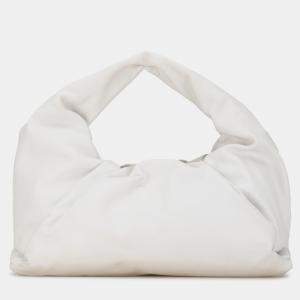 Bottega Veneta White Lambskin The Shoulder Pouch