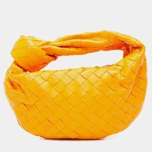 Bottega Veneta Orange Mini Nappa Intrecciato Jodie