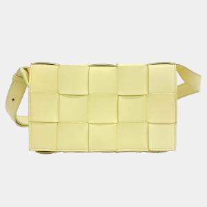 Bottega Veneta Yellow Leather Cassette Bag