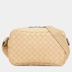 Bottega Veneta Brown Intrecciato Camera Bag