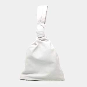 Bottega Veneta White Leather BV Twist bag