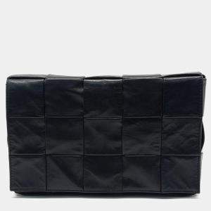 Bottega Veneta Black Leather Stretch Cassette Bag