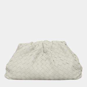 Bottega Veneta Off-White Leather The Pouch Bag