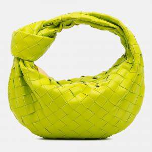 Bottega Veneta Green Mini Nappa Intrecciato Jodie