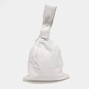 Bottega Veneta White Leather BV Twist bag