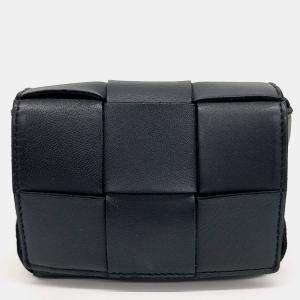 Bottega Veneta Black Leather Candy Cassette Bag