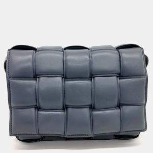 Bottega Veneta Grey Leather padded cassette bag