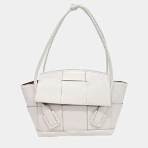 Bottega Veneta White Leather Arco Small bag