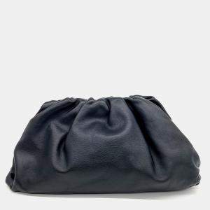 Bottega Veneta Black Leather Butter Calf Pouch
