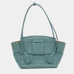 Bottega Veneta Green Leather Arco Tote Bag