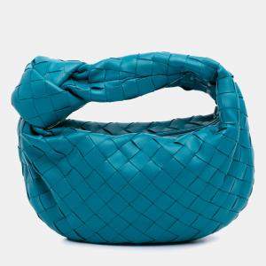 Bottega Veneta Blue Mini Nappa Intrecciato Jodie