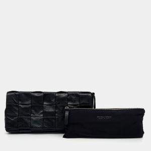 Bottega Veneta Black Leather Stretch Cassette Bag