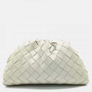 Pre Owned Bottega Veneta Mesh Butter Calf Crossbody Bag