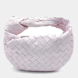 Pre Owned Bottega Veneta Purple Leather BV Mini Jodi Bag