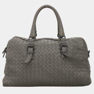 Pre Owned Bottega Veneta Intrecciato Bowling Bag