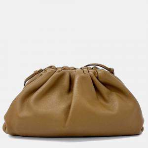 Pre Owned Bottega Veneta Brown Butter Calf Crossbody Bag