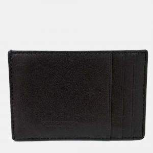Pre Owned Bottega Veneta Brown Leather Mesh Card Wallet