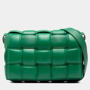 مملوكة مسبقًا حقيبة كروس بودي بوتيغا فينيتا كاسيت مبطنة نابا انتريشياتو أخضر