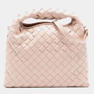 مملوكة مسبقًا حقيبة بوتيغا فينيتا هوب جلد عجل إنتريتشياتو زهري ميني