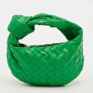Pre Owned Bottega Veneta Jodie Mini Intrecciato Leather Hobo