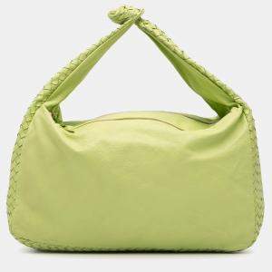 Pre Owned حقيبة بوتيغا فينيتا أخضر نابا أنترشياتو نوت هويو