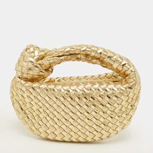 مملوكة مسبقًا حقيبة هوبو بوتيغا فينيتا بي في جودي ميني جلد ميتاليك ذهبي انتريشياتو