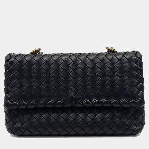 Pre Owned حقيبة كتف بوتيغا فينيتا الجلد شبك سلسلة