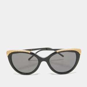 Boucheron Bronze Tone/ Black BC0116S Gradient Cat Eye Sunglasses