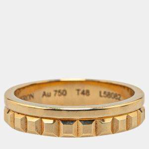 Boucheron 18K Yellow Gold Quatre Radiant Ring Size Japan 8 EU 48