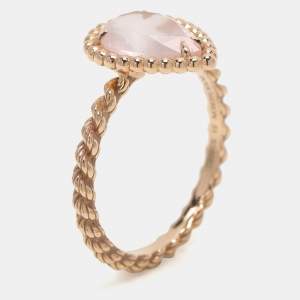 Boucheron Serpent Boheme18k Yellow Gold S Motif Ring Size 51