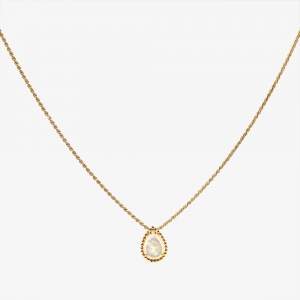 Boucheron Serpent Boheme Mother of Pearl 18k Yellow Gold S Motif Necklace