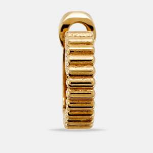Pre Owned Boucheron Quatre Grosgrain 18k Yellow Gold Single Clip Earring