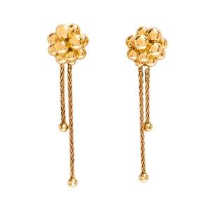 Boucheron Grains de Mure 18K Rose Gold Tassel Stud Earrings