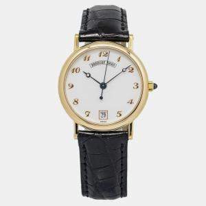 Breguet Classique 3325 Automatic White 18K Yellow Gold Women's Wristwatch 32 mm
