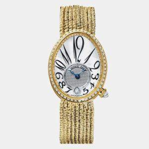 مملوكة مسبقًا ساعة يد نسائية بريغيه رين دو نابلس 8918BA/58/J39/D00D أوتوماتيكية ذهب وردي ألماس 36.5 x 28.45 مم